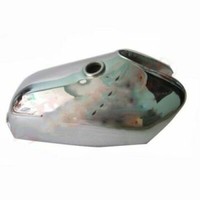 Kraftstoff Benzin Tank Stahl Chrom Beschichtet FüR Yamaha XT TT 500 1977 Modell