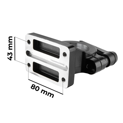 Soporte de montaje 62 mm para el soporte de perforación WT45S WABROTECH - Imagen 2 de 3