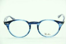 RAY-BAN RB 2180-V 5572 BLUE MARBLE ROUND EYEGLASSES FRAMES 47mm NEW - 48