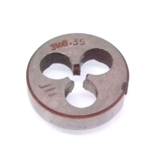 HSS M3 x 0.35mm Plug Tap & M3 x 0.35mm Die Metric Taper Thread Right Hand - Picture 4 of 8
