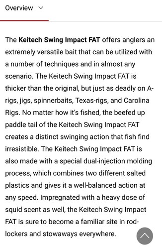 Qty 2 - Keitech Swing Impact Fat Swimbait 3.8" & 4.3”, Color: Electric Shad - Picture 3 of 3