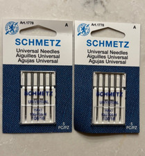 10 Schmetz Universal Sewing Machine Needles Size 100/16 New 2 Packs of 5 1778
