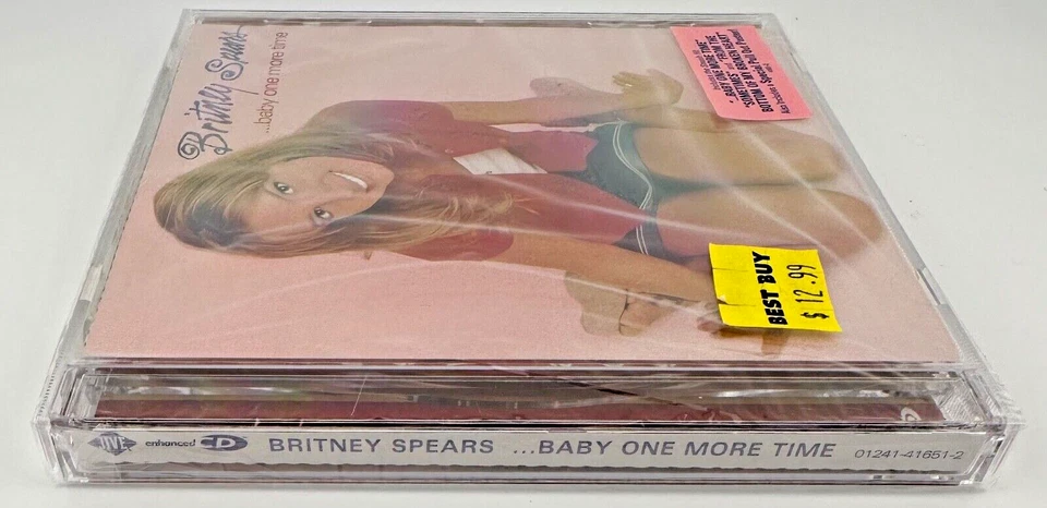Britney Spears...Baby One More Time [NEW CD + OG Hype + Poster] SEALED-NO CRACKS - Image 4 of 4