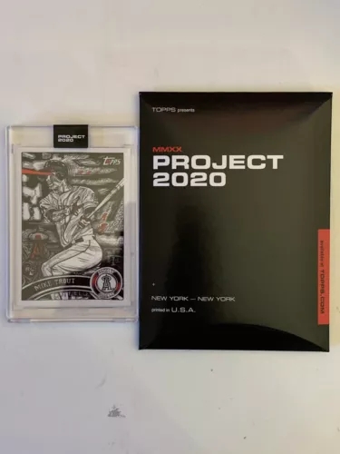 MIKE TROUT Topps Project 2020 #121 JK5 w/Box On Hand Baseball Card
