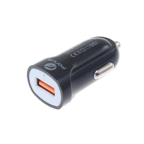 24W Fast Car Charger Coiled USB Cable Micro-USB to USB-C for Cell Phones - 第 4/5 張圖片