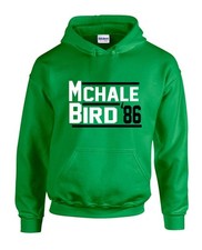 Kevin McHale Larry Bird Boston Celtics "86" Jersey shirt Hooded SWEATSHIRT