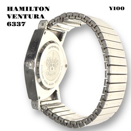 Hamilton Ventura 6337 Silber Herrenuhr Vintage Seltenes Modell - Bild 11 von 15