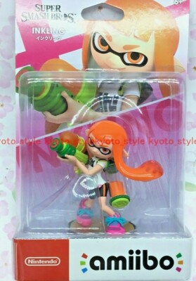 Nintendo amiibo Inkling Girl Super Smash Bros. Smash Brothers 40543 JAPAN