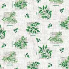 Nappe de Table en Toile Cirée Herbes C409.1 Carré Rond Oval