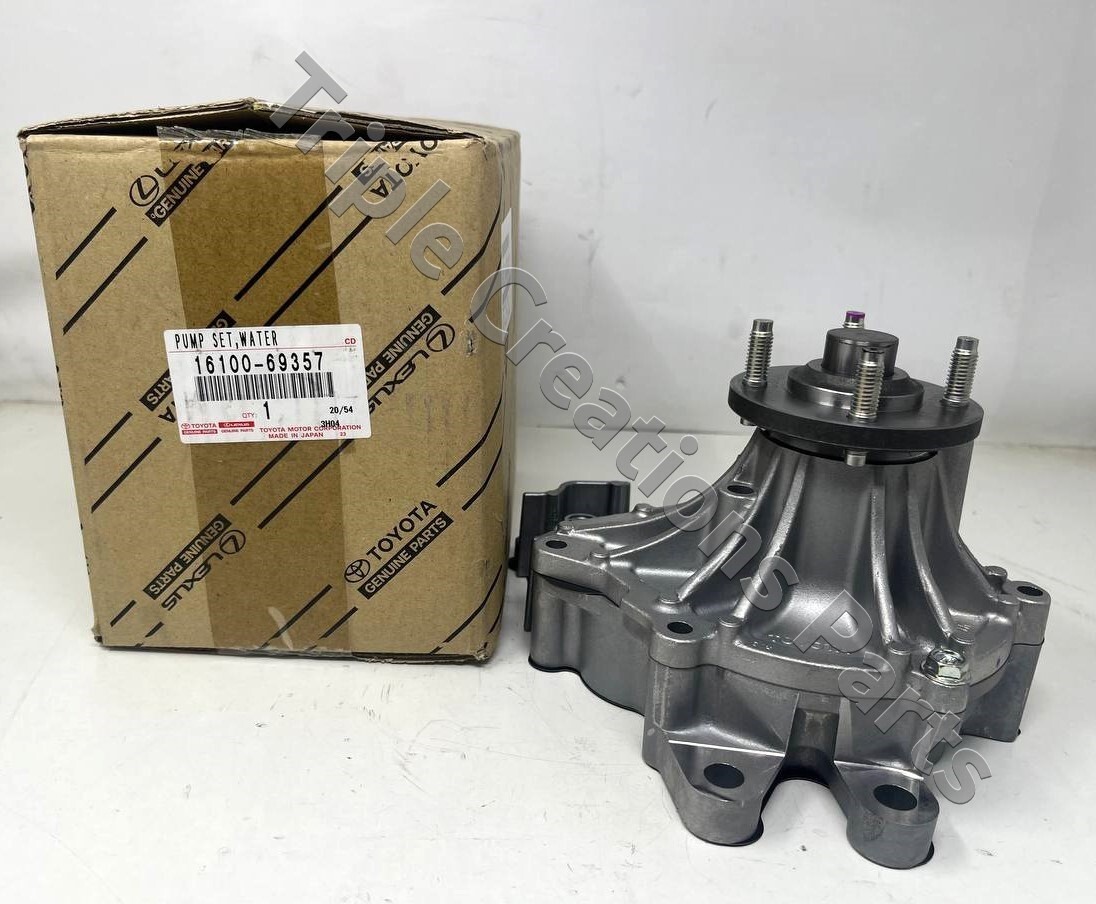 ウェブ・スプラッシャー・シリーズ トイビpump up 16100-69357 OEM GENUINE TOYOTA PUMP ASSY, ENGINE WATER
