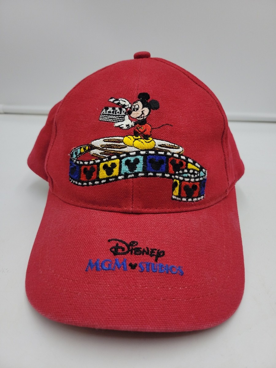 Walt Disney World MGM Studios Red Mickey Film Child Hat Clean