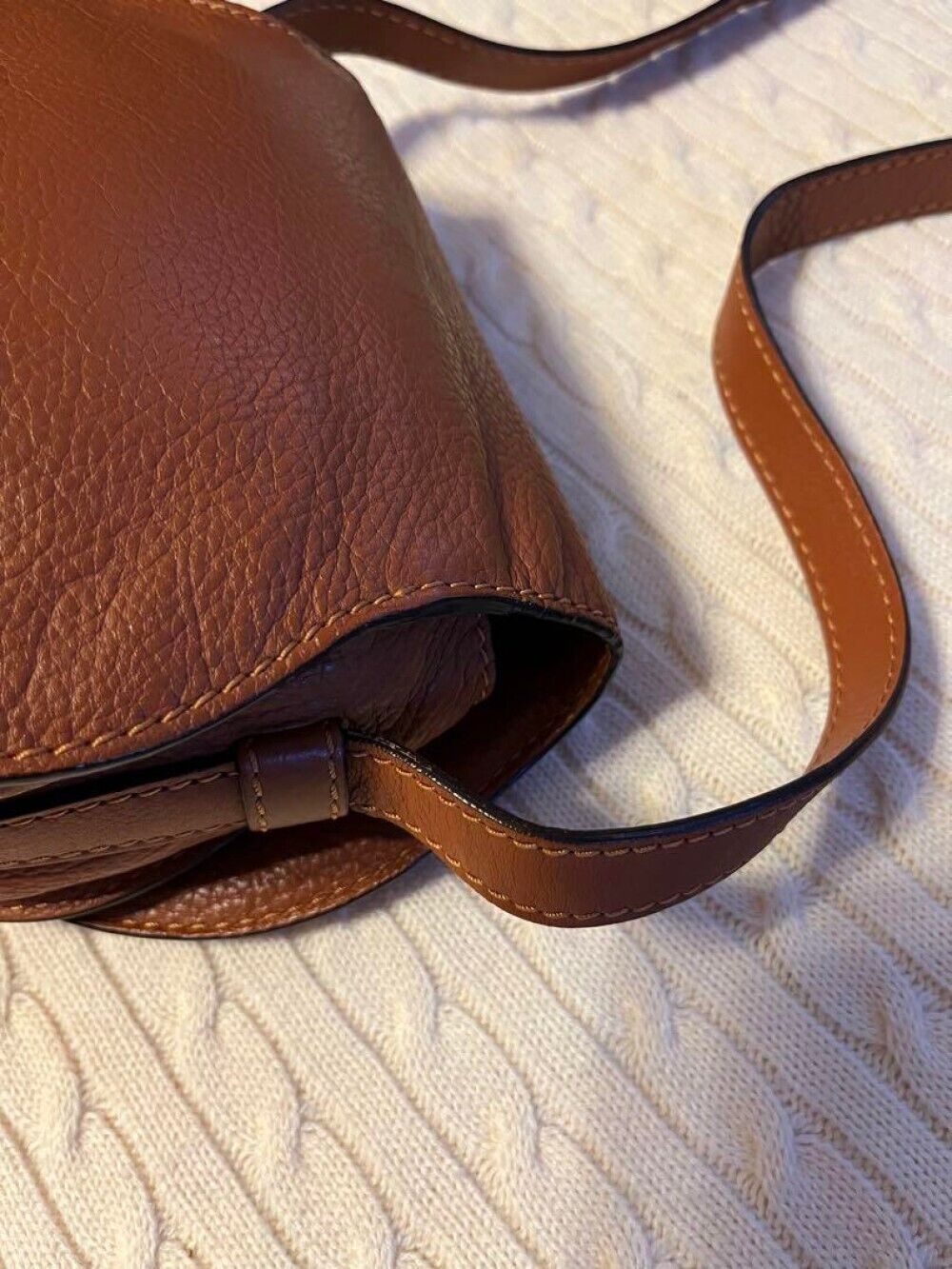 Chloe Marcie Leather Crossbody Shoulder Bag Small… - image 16