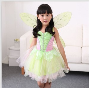 Tinker Bell Tinkerbell Dancewear Costume Kids Girls Anime Dress Cosplay Carnival