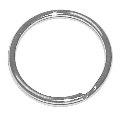 Anneaux de porte-clés 1,5 cm Argenté 12 pièces - Imagen 1 de 1