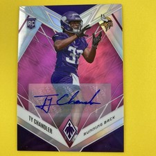 Ty Chandler 2022 Panini Phoenix Rookie Autograph Pink #155 53/99 Vikings