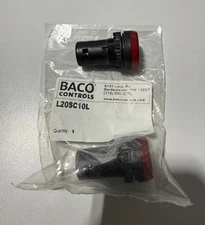 *2 Pack* Baco Controls 22mm Red Pilot Light L20SC10L *NEW*