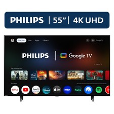 Phillips 55" inch 4K Smart TV Google Assistant HDR LED UHD Android (2-Day Ship)