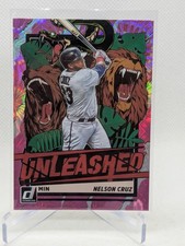 2021 DONRUSS NELSON CRUZ UNLEASHED PINK FIREWORKS PARALLEL # UNL12