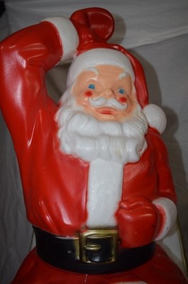 Vintage Santa Sleigh Presents Blow Mold From General Foam