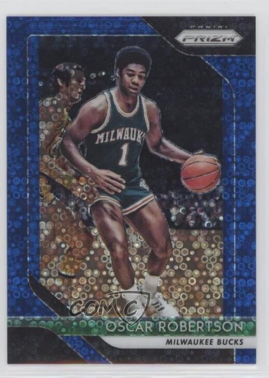 2018-19 Panini Prizm Fast Break Blue 161/175 Oscar Robertson #125 HOF 0l19