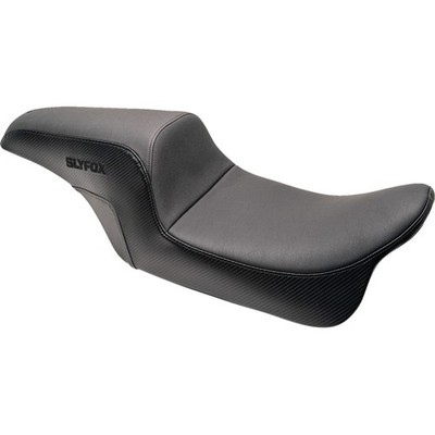 SlyFox Predator Seat - 11 1/2in. Front 6in. Rear - Black Logo 0801-1612