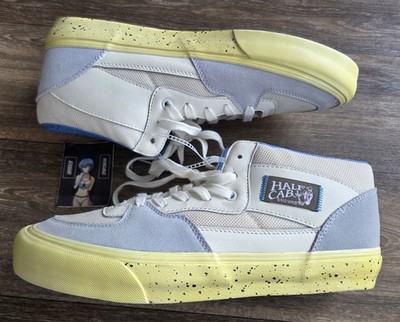 Vans Vault Half Cab VLT LX Vintage Sport Pale Blue White Shoes Mens Size 13