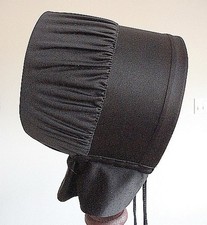 Youth Black Amish Bonnet from Amish Farmhouse Authentic