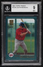 2001 Topps Traded & Rookies Justin Morneau #T235 BGS 9 MINT ru4