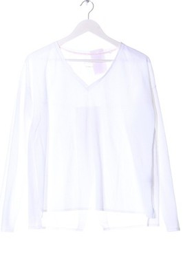 MARC O POLO V-Ausschnitt-Shirt Damen Shirt Gr. DE 36 weiß Casual-Look