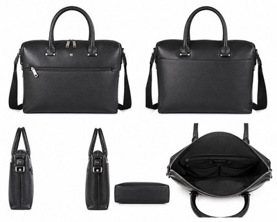  Montblanc 4810 Westside Leather Document Case / Briefcase Discontinued Style