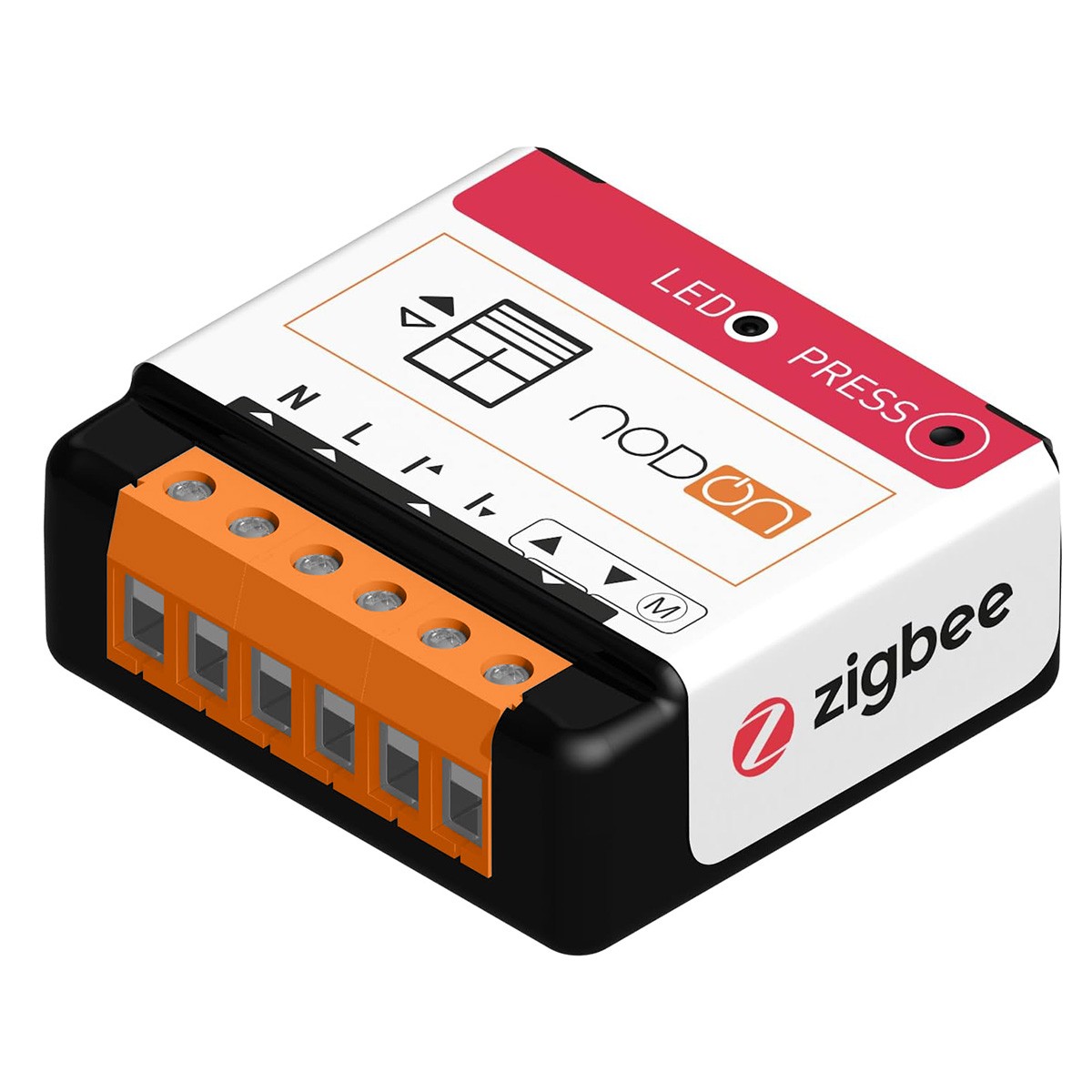 Module Zigbee pour volets roulants NODON SIN-4-RS-20 encastrable multicolore