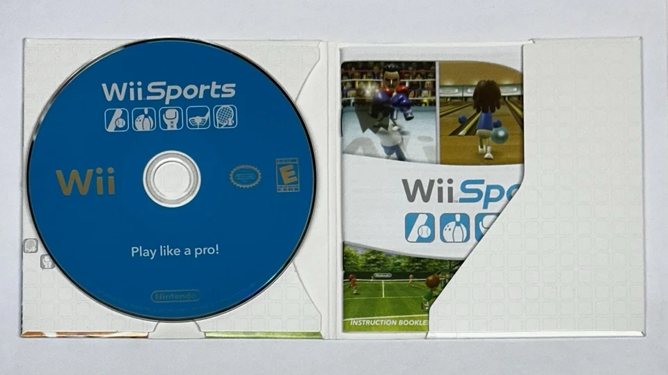 Wii Sports (Nintendo Wii, 2006) Complete With Manual - Image 3 of 3