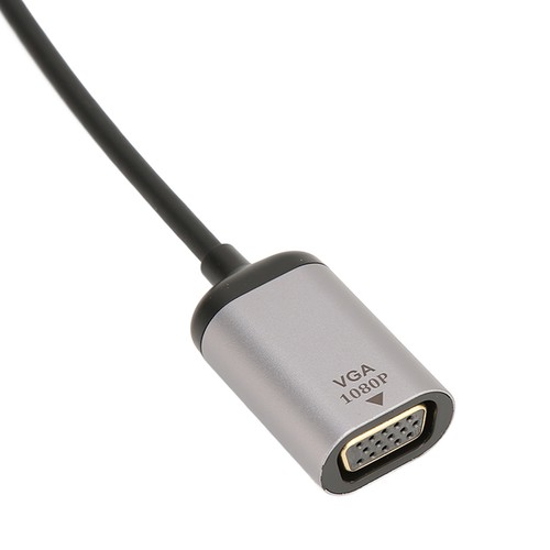 USB C To VGA Adapter 1920x1200 60Hz Stable Transmission Type C To VGA Adapte NEW - Afbeelding 5 van 12