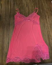 Vintage Victoria Secret Pink Lace Nightgown Siza Small Y2K Lingerie Valentines 