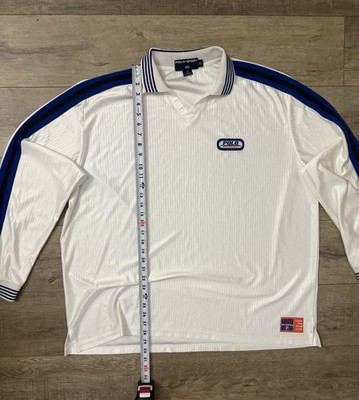 Polo Sport Ralph Lauren ラガーシャツ XL Vintage Ralph Lauren Polo Sport White Long Sleeve Soccer Jersey