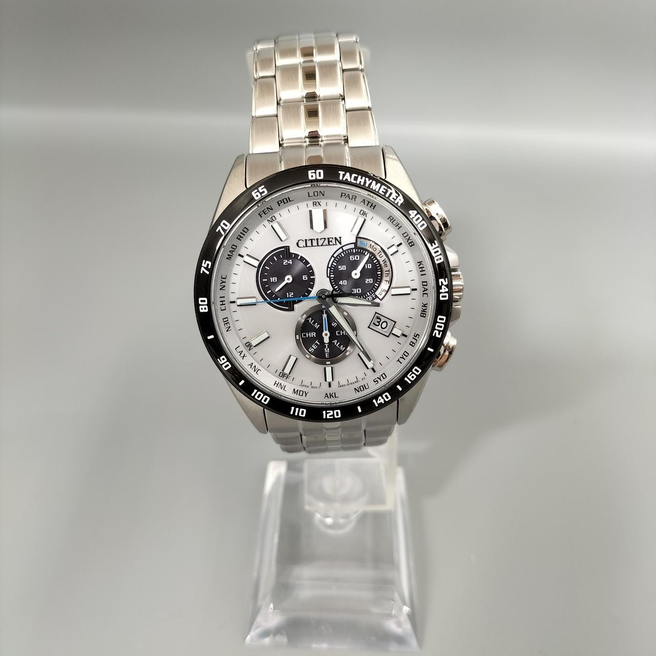 Solar-Powered Citizen E660 S119936 Radio Watch with Eco-Drive