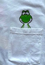 Nintendo Mario Yoshi Vintage White T-Shirt US Collector Size M Japan Anime Used