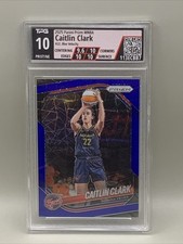 2025 Panini Prizm WNBA - Caitlin Clark #22 Blue Velocity Prizm Graded 10!