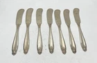 International Prelude Sterling Silver Butter Spreader Set 7 Piece Vintage