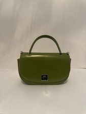 Vintage Moschino Giada Hand Bag in the color Jade Leather