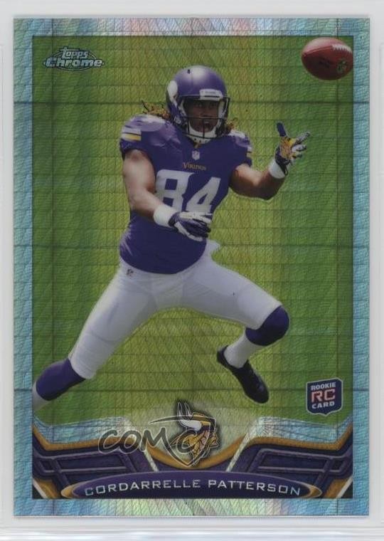 2013 Topps Chrome Prism Refractor 57/260 Cordarrelle Patterson #19 ma6