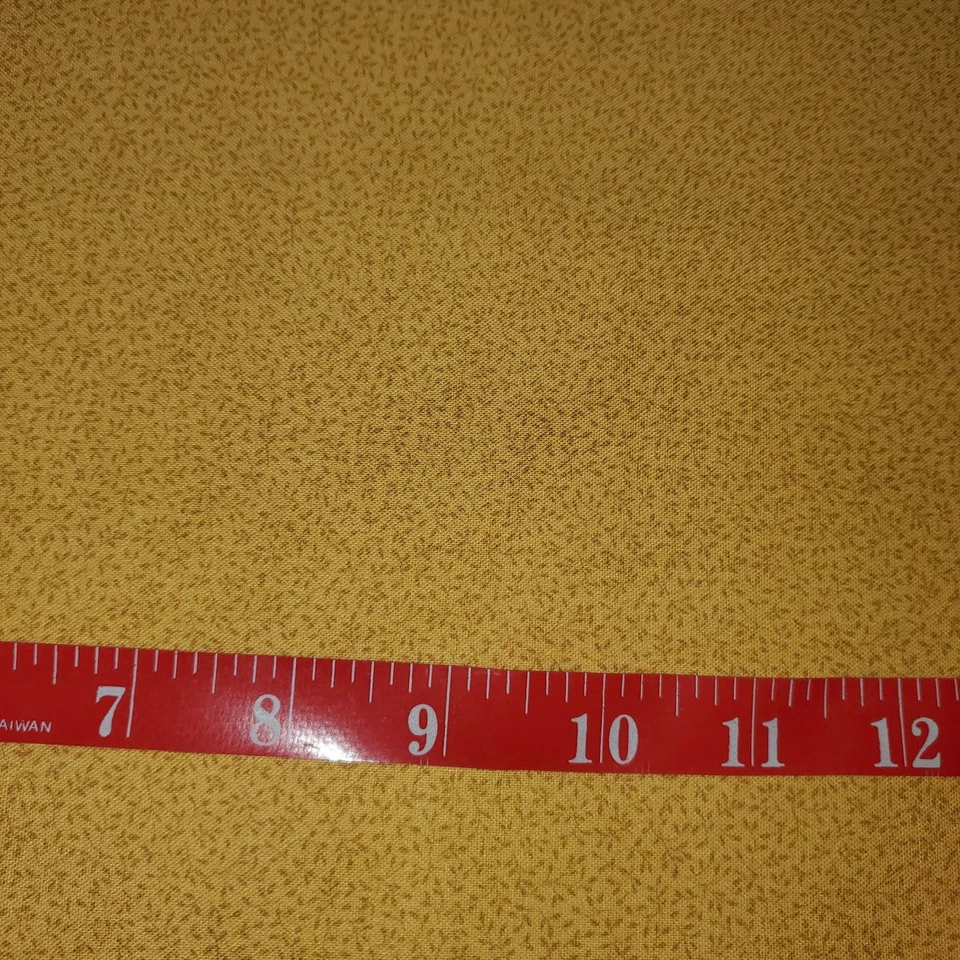 Mini licuadora de otoño mezcla de pecas y piruletas de tela de hoja de oro amarillo FQ HY BTY Foto 3 de 4