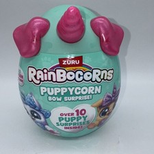Rainbocorns Puppycorn Bow Surprise Plush Stuffed Animal Pink Over 10 Puppy
