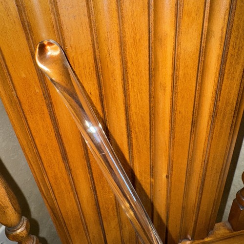 Mestolo ciotola punzone vetro trasparente vintage beccuccio singolo 17,5” molto bello - Foto 13 di 17