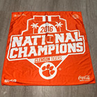 Clemson Tigers 2016 National Champions Flag Orange White — photo 1