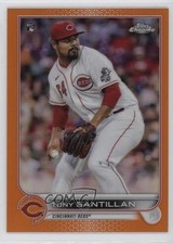 2022 Topps Chrome Orange Refractor 17/25 Antonio Santillan Tony #193 o9a