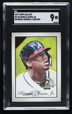 2019 National Baseball Card Day Gallery Preview Ronald Acuna Jr SGC 9 MINT 00gy