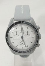 Omega x Swatch Mission To The Moon Black Dial Men Watch Moonswatch 1965