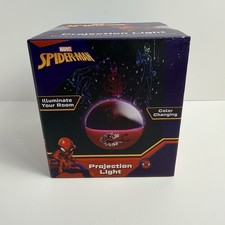 Marvel Spider-Man, LED Projector 3 Light Modes W/ Different Spider-man Colors.