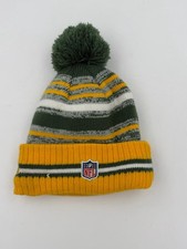 New Era Green Bay Packers Beanie NFL Knit Hat Pom One Size Winter Cap